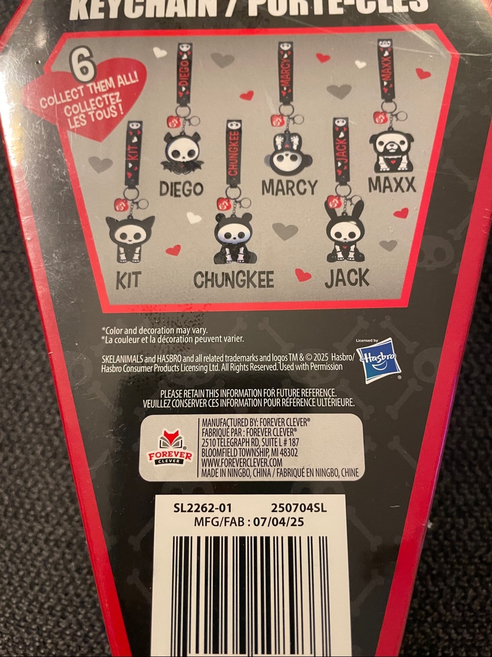 NWT - Skelanimals Bag Charm/Keychain - Unopened - blind box - Picture 5 of 6